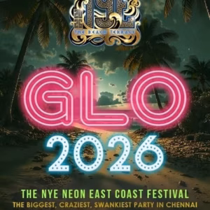 GLO NYE 2026 Party at The Beach Terrace ECR