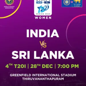 IND Vs SL Womens 4rd T20 Thiruvananthapuram KL Tickets