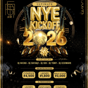 Shift Lounge Bengluru's Ultimate NYE Kickoff 2026