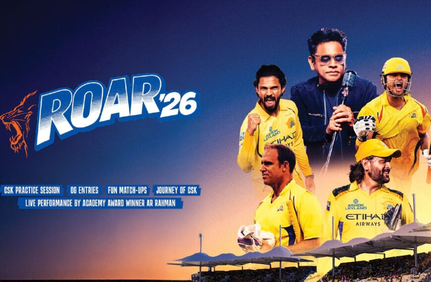ROAR 26 – Chennai Super Kings Mega Fan Event at Chepauk Tickets