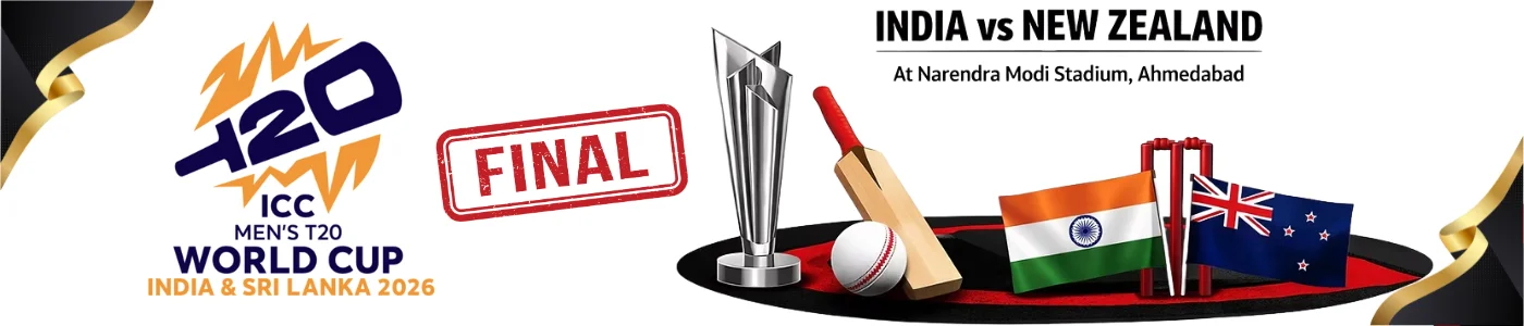 T20 World Cup 2026 Final Ind Vs NZ Ticket Price - Narendra Modi Stadium