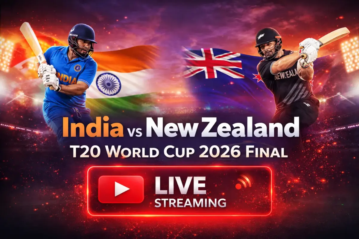 T20 WC 2026 Final IND vs NZ Live Streaming When and Where to Watch