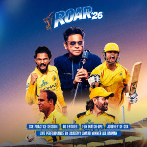 Book Tickets CSK to Roar 26